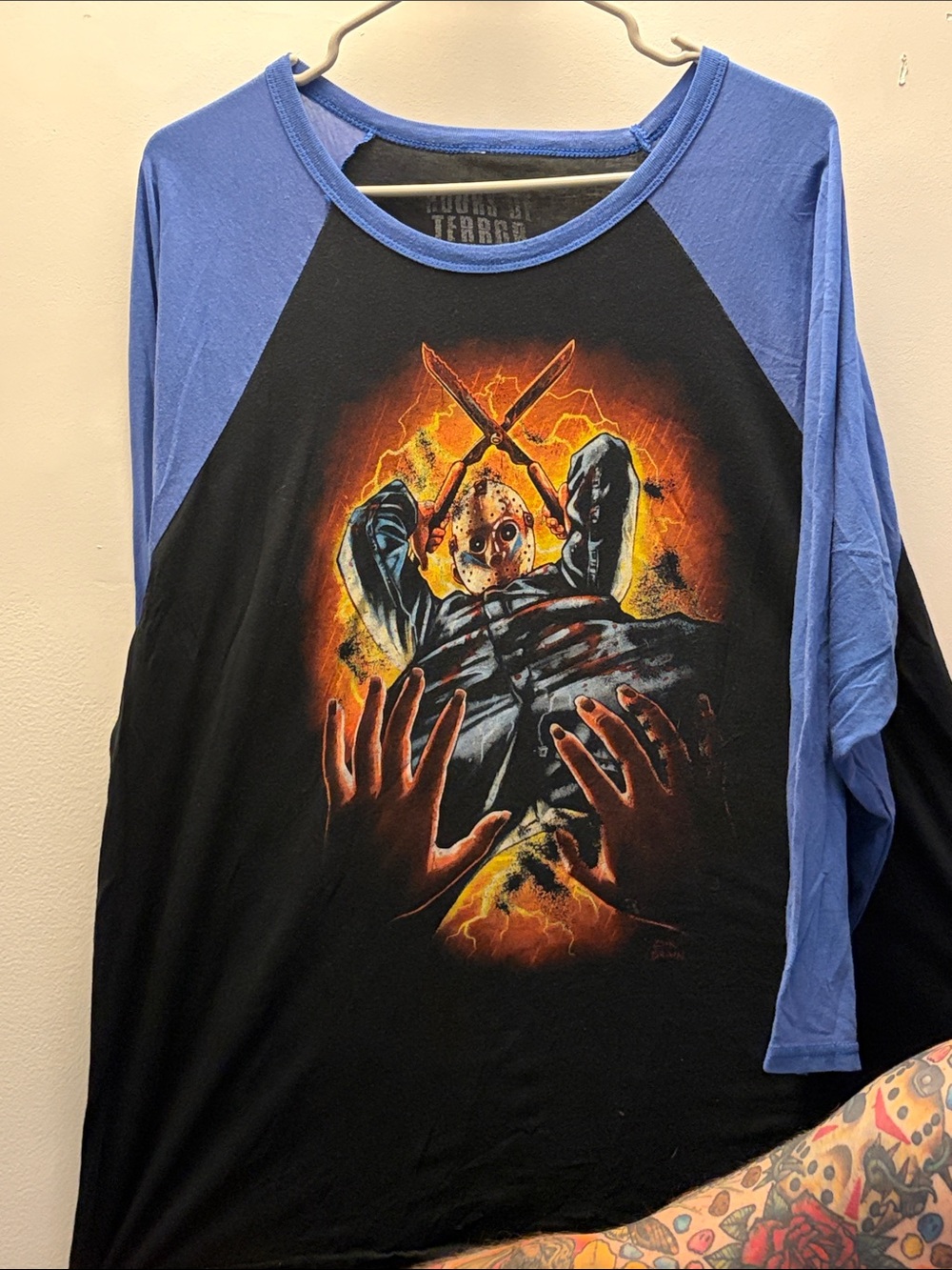 Friday the 13th Jason vorhees baseball shirt